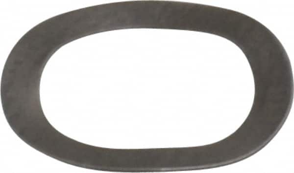 Gardner Spring - 0.265" ID x 0.367" OD, Grade 302 Stainless Steel Wave Disc Spring - 0.006" Thick, 0.03" Overall Height, 0.015" Deflection, 3 Lb at Deflection - Exact Tooling