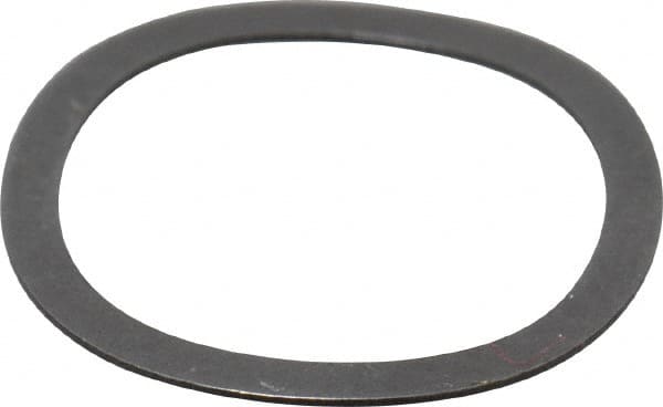 Gardner Spring - 0.397" ID x 0.484" OD, Grade 1074-1095 Steel Wave Disc Spring - 0.009" Thick, 0.029" Overall Height, 0.02" Deflection, 4 Lb at Deflection - Exact Tooling