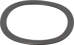 Gardner Spring - 0.397" ID x 0.484" OD, Grade 1074-1095 Steel Wave Disc Spring - 0.009" Thick, 0.029" Overall Height, 0.02" Deflection, 4 Lb at Deflection - Exact Tooling