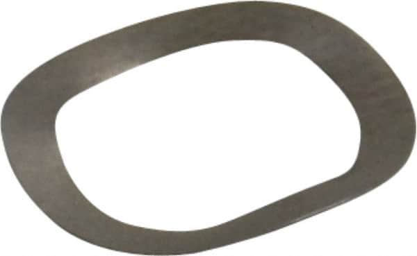 Gardner Spring - 0.35" ID x 0.492" OD, Grade 302 Stainless Steel Wave Disc Spring - 0.007" Thick, 0.035" Overall Height, 0.02" Deflection, 4 Lb at Deflection - Exact Tooling