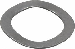 Gardner Spring - 0.44" ID x 0.618" OD, Grade 1074-1095 Steel Wave Disc Spring - 0.008" Thick, 0.04" Overall Height, 0.025" Deflection, 4 Lb at Deflection - Exact Tooling