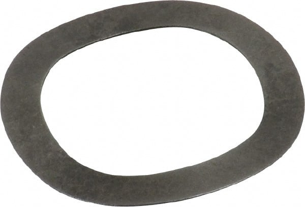 Gardner Spring - 0.531" ID x 0.734" OD, Grade 1074-1095 Steel Wave Disc Spring - 0.009" Thick, 0.05" Overall Height, 0.03" Deflection, 5.5 Lb at Deflection - Exact Tooling