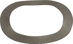 Gardner Spring - 0.531" ID x 0.734" OD, Grade 302 Stainless Steel Wave Disc Spring - 0.009" Thick, 0.05" Overall Height, 0.03" Deflection, 5.5 Lb at Deflection - Exact Tooling