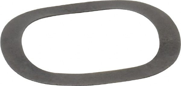 Gardner Spring - 0.65" ID x 0.855" OD, Grade 1074-1095 Steel Wave Disc Spring - 0.01" Thick, 0.06" Overall Height, 0.03" Deflection, 5.5 Lb at Deflection - Exact Tooling