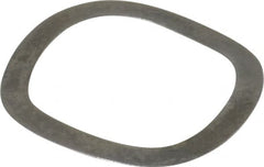 Gardner Spring - 0.719" ID x 0.925" OD, Grade 1074 Steel Wave Disc Spring - 0.01" Thick, 0.066" Overall Height, 0.033" Deflection, 7.5 Lb at Deflection - Exact Tooling