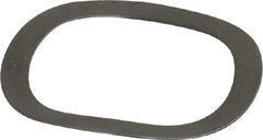 Gardner Spring - 0.901" ID x 1.159" OD, Grade 1074 Steel Wave Disc Spring - 0.013" Thick, 0.08" Overall Height, 0.04" Deflection, 12 Lb at Deflection - Exact Tooling