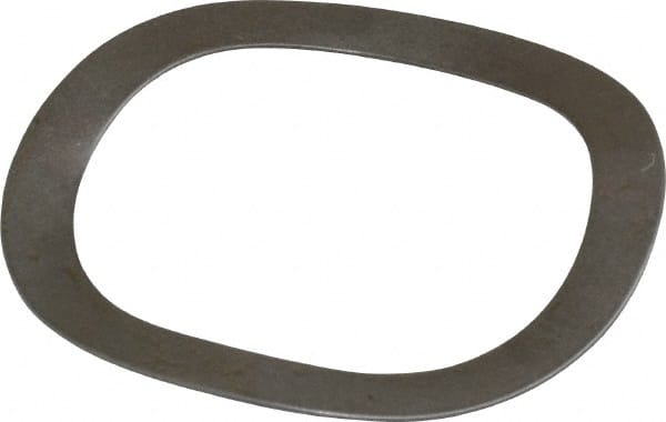 Gardner Spring - 1.051" ID x 1.351" OD, Grade 1074 Steel Wave Disc Spring - 0.015" Thick, 0.099" Overall Height, 0.049" Deflection, 18 Lb at Deflection - Exact Tooling
