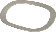 Gardner Spring - 1.201" ID x 1.543" OD, Grade 1074 Steel Wave Disc Spring - 0.02" Thick, 0.125" Overall Height, 0.062" Deflection, 31 Lb at Deflection - Exact Tooling