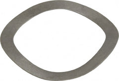 Gardner Spring - 1.872" ID x 2.42" OD, Grade 1074 Steel Wave Disc Spring - 0.025" Thick, 0.168" Overall Height, 0.082" Deflection, 45 Lb at Deflection - Exact Tooling