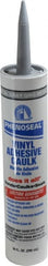 DAP - 10.01 oz Cartridge Silver Acrylic & Latex Caulk - 180°F Max Operating Temp, 30 min Tack Free Dry Time - Exact Tooling