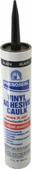 DAP - 10.01 oz Cartridge Black Acrylic & Latex Caulk - 180°F Max Operating Temp, 30 min Tack Free Dry Time - Exact Tooling