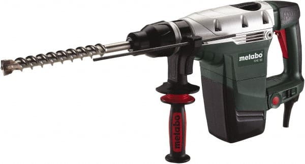 Metabo - 120 Volt 1-3/4" SDS Max Chuck Electric Hammer Drill - 0 to 2,840 BPM, 0 to 450 RPM, Reversible - Exact Tooling