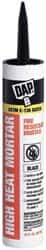 DAP - 10 oz Brick/Mortar Repair - Black, 56 Linear Ft at 1/8" Bead Coverage, Silicate Cement - Exact Tooling