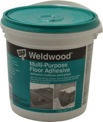 DAP - 128 Fluid Ounce Container, Off-White, Tub Synthetic Latex Construction Adhesive - 15 min Fixture Time, Indoor - Exact Tooling