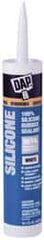 DAP - 10.1 oz Tube White RTV Silicone Joint Sealant - -40 to 400°F Operating Temp, 10 to 20 min Tack Free Dry Time, 24 hr Full Cure Time - Exact Tooling