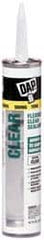 DAP - 10.1 oz Cartridge Clear Butyl Rubber Caulk - -30 to 200°F Operating Temp, 10 min Tack Free Dry Time - Exact Tooling
