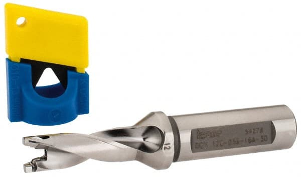 Iscar - 12 to 12.4mm Diam, 3xD, 36mm Max Depth, 16mm Shank Diam, 101mm OAL, Replaceable Tip Drill - FCP, ICK, ICK-2M, ICM, ICN, ICP, ICP-2M Insert, 12 Seat Size, DCN Toolholder, Series SumoCham - Exact Tooling
