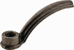 Value Collection - 1/2-13, #4, Ductile Iron Adjustable Clamping Handle Nut - 1-1/8" Flange OD - Exact Tooling