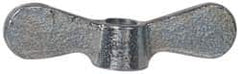 Value Collection - 3/8-16 UNC, Uncoated, Steel Standard Wing Nut - Grade 1015-1025, 2-1/2" Wing Span, 0.69" Wing Span, 9/16" Base Diam - Exact Tooling