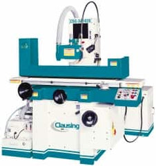 Clausing - 20 Inch Long x 10 Inch Wide Table, 5 to 25 m per Min, 3 Phase, Automatic Floor Machine Surface Grinder - 3 hp, 3,450 RPM Spindle Speed, 230/460 Volts, 95 Inch Overall Length, 1-1/4 Inch Arbor Hole Diameter - Exact Tooling