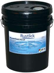 Rustlick - Rustlick Ultracut Pro CF/PowerCool Pro CF, 5 Gal Pail Cutting & Grinding Fluid - Water Soluble, For Machining - Exact Tooling