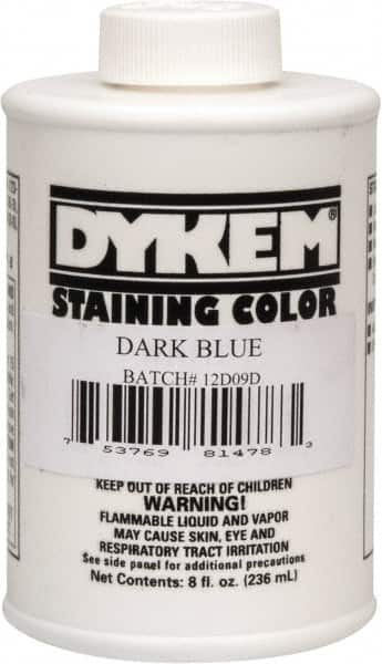 Dykem - 8 Ounce Dark Blue Staining Color - Brush in Cap Container - Exact Tooling