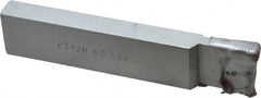 Accupro - 1 x 1/2" Shank, Cutoff & Grooving Single Point Tool Bit - CT-120 - Exact Tooling