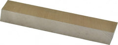Interstate - M2 High Speed Steel Square Tool Bit Blank - 5/8" Wide x 5/8" High x 4-1/2" OAL, Ground - Exact Tooling