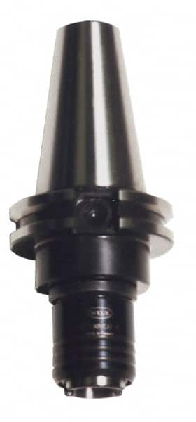 Bilz - BT40 Taper Shank Tapping Chuck/Holder - M8 to M20 Tap Capacity, 116mm Projection, Size 2 Adapter, Quick Change, Through Coolant - Exact Tooling