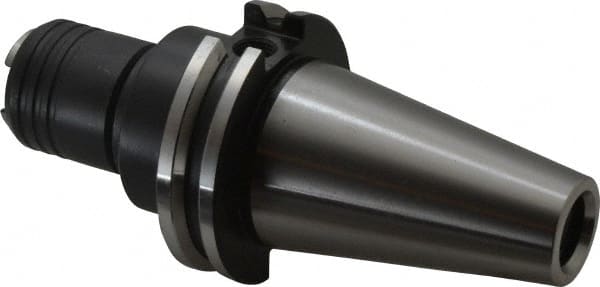 Bilz - CAT40 Taper Shank Rigid Tapping Adapter - #0 to 9/16" Tap Capacity, 2.84" Projection, Size 1 Adapter, Quick Change, Through Coolant - Exact Tooling