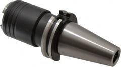 Bilz - CAT40 Taper Shank Rigid Tapping Adapter - 1/4 to 7/8" Tap Capacity, 3.5" Projection, Size 2 Adapter, Quick Change, Through Coolant - Exact Tooling