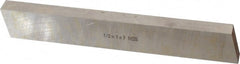 Interstate - M2 High Speed Steel Rectangular Tool Bit Blank - 1/2" Wide x 1" High x 7" OAL, Ground - Exact Tooling
