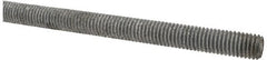 Made in USA - 1/2-13 UNC (Coarse), 6' Long, Low Carbon Steel Threaded Rod - Hot-Dipped Galvanized Finish, Right Hand Thread - Exact Tooling