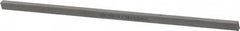 Interstate - M2 High Speed Steel Square Tool Bit Blank - 1/4" Wide x 1/4" High x 8" OAL, Ground - Exact Tooling