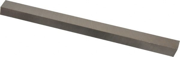 Interstate - M2 High Speed Steel Square Tool Bit Blank - 1/2" Wide x 1/2" High x 8" OAL, Ground - Exact Tooling
