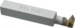 Accupro - 3/8 x 3/8" Shank, Threading Single Point Tool Bit - IDLT-60, Grade Micrograin - Exact Tooling