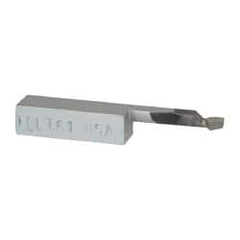 Accupro - 3/8 x 3/8" Shank, Threading Single Point Tool Bit - IDLT-61, Grade Micrograin - Exact Tooling