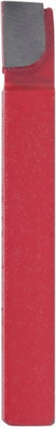 Made in USA - 7/16 x 7/16" Shank, Lead Angle Turning Single Point Tool Bit - BR-7, Grade K68 - Exact Tooling