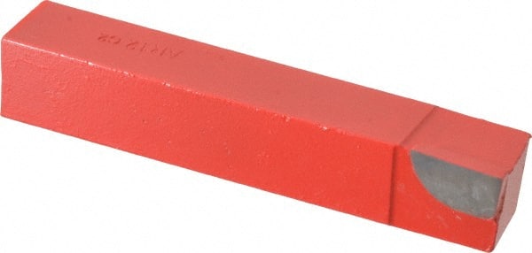 Interstate - 3/4 x 3/4" Shank, Square Shoulder Turning Single Point Tool Bit - AR-12, Grade C2 - Exact Tooling