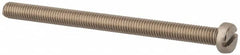 Value Collection - M5x0.80 Metric Coarse, 70mm Length Under Head Slotted Drive Machine Screw - Fillister Head, Grade 18-8 & A2 Stainless Steel, Uncoated, Without Washer - Exact Tooling