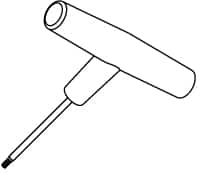Kennametal - Drive, Driver for Indexable Shell Mills - Compatible with Shim Screws - Exact Tooling