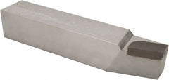 Interstate - 1 x 1" Shank, Lead Angle Turning Single Point Tool Bit - BL-16, Grade C2 - Exact Tooling