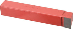 Interstate - 1 x 1" Shank, Square Nose Single Point Tool Bit - C-16, Grade C2 - Exact Tooling