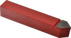 Interstate - 3/4 x 3/4" Shank, Pointed Nose Single Point Tool Bit - D-12, Grade C2 - Exact Tooling
