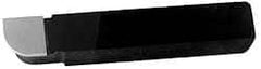 Accupro - 2-1/2 Inch Long, 3/32 Inch Radius, Left Hand, Convex, RXL Style Radius Cutting Tool Bit - 3/8 Inch Long Tip, 3/32 Inch Thick, 3/8 Inch Shank Square, Carbide Tip - Exact Tooling