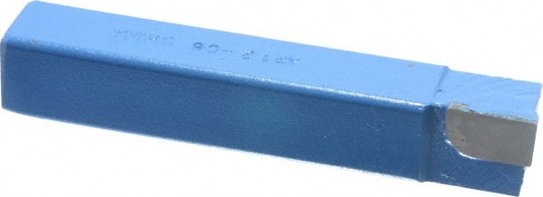Interstate - 3/4 x 3/4" Shank, Square Shoulder Turning Single Point Tool Bit - AR-12, Grade C6 - Exact Tooling