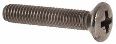 Value Collection - M3x0.50 Metric Coarse, 16mm OAL Phillips Drive Machine Screw - Oval Head, Grade 18-8 & A2 Stainless Steel, Uncoated, Without Washer - Exact Tooling