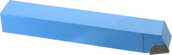 Interstate - 1 x 1" Shank, Lead Angle Turning Single Point Tool Bit - BL-16, Grade C6 - Exact Tooling