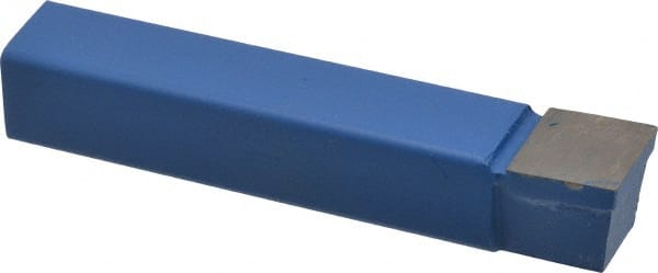 Interstate - 3/4 x 3/4" Shank, Square Nose Single Point Tool Bit - C-12, Grade C6 - Exact Tooling