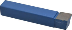 Interstate - 3/4 x 3/4" Shank, Square Nose Single Point Tool Bit - C-12, Grade C6 - Exact Tooling